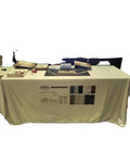 Custom Trade Show Table Cloth Custom Printing Logo Advertising Display Table Cover 4ft 6ft 8ft Outdoor Usage