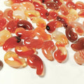 HZ China Factory Seller Crystal Collana Energy Jewelry Red Agate Jade Magatama Pendant