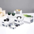 Transparent Acrylic Display Block Cube 50x50x15mm Clear Solid Block Square Solid Acrylic Display Stand
