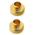 Customized Silver Dome-Shaped Crimped Perfume Bottle Cap CNC Machined