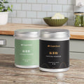 Custom Empty Aluminum Jar Airtight Coffee Spice Storage Can 30G 50G Matcha Tin