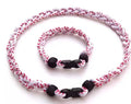 Fashion 3Rope Baseball Softball Three Braided Rope Bracelet for Kids Youth Adult