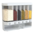 New Household Rice Bucket Moisture-proof Insect-proof Storage Classification Grain Tank Metering Rice Storage Box Multi-function