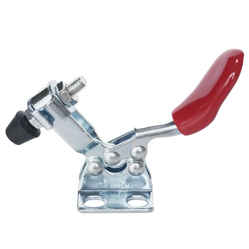 GH-201-L Antislip Red Horizontal Quick Release Hand Tool Toggle Clamp