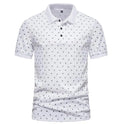 Summer New Polo T-shirt Wholesale Business Casual Men's Print Short Sleeved Lapel Collar T-shirts