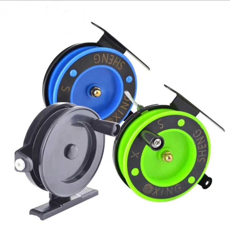 Plastic and Metal Spinning Reverse Braking Gram Wheel Fishing Tackle Tools  Ice Fishing Reels for Fly Fishing Winter