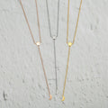 Hot Selling Gold Plated Stainless Steel Lariat Y Link Chain Choker Classic Moon Star Necklace Mother's Day Gift