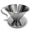 Custom high performance durable reusable stainless steel coffee brew filter
