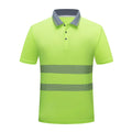 ZUJA Lightweight Durable Outdoor Workwear High Reflective Tape Breathable Polo Shirt