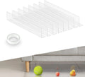 8 PCS Clear Toy Blockers for Furniture Stop Things From Going Under Couch Sofa and Other Furniture Suit for Hard Surface Floors