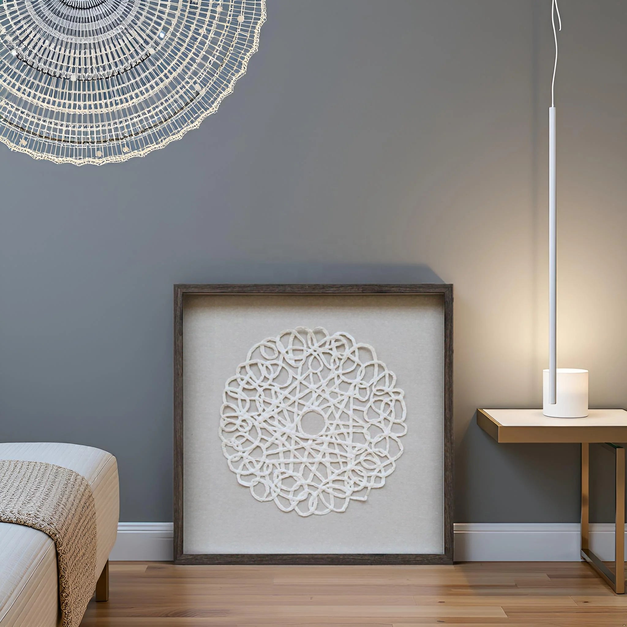Hot Selling Modern Indoor Outdoor Xuan Paper Shadow Box Wall Art INS Wedding Photo Frame DIY for Home Outdoor