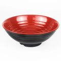 Japanese and Vietnam Restaurant Using Pho Noodle Seving Black Red 37OZ Melamine Ramen Bowl
