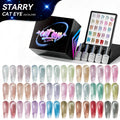 JTING New Trend 24color Universal Cat Eye Gel Collection Set Box Free Nail Brand Design Magnet Diamond Cat Eye Gel Nail Polish