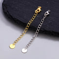 DIY Accessories for Women Sterling Silver 925 Chain Extender Set Lobster Clasp Jewelry Findings Components for Making Jewelry