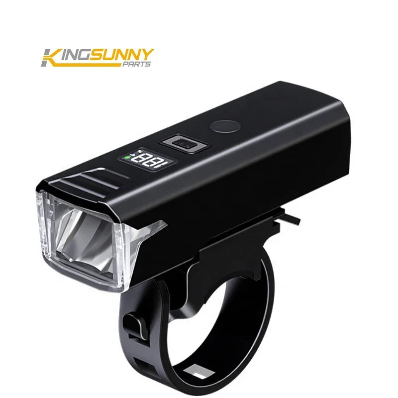 Water Proof Headlight Bike Spare Parts Accessories Intelligent Front Light Rechargeable Headlight for Electric Bike Bicycle