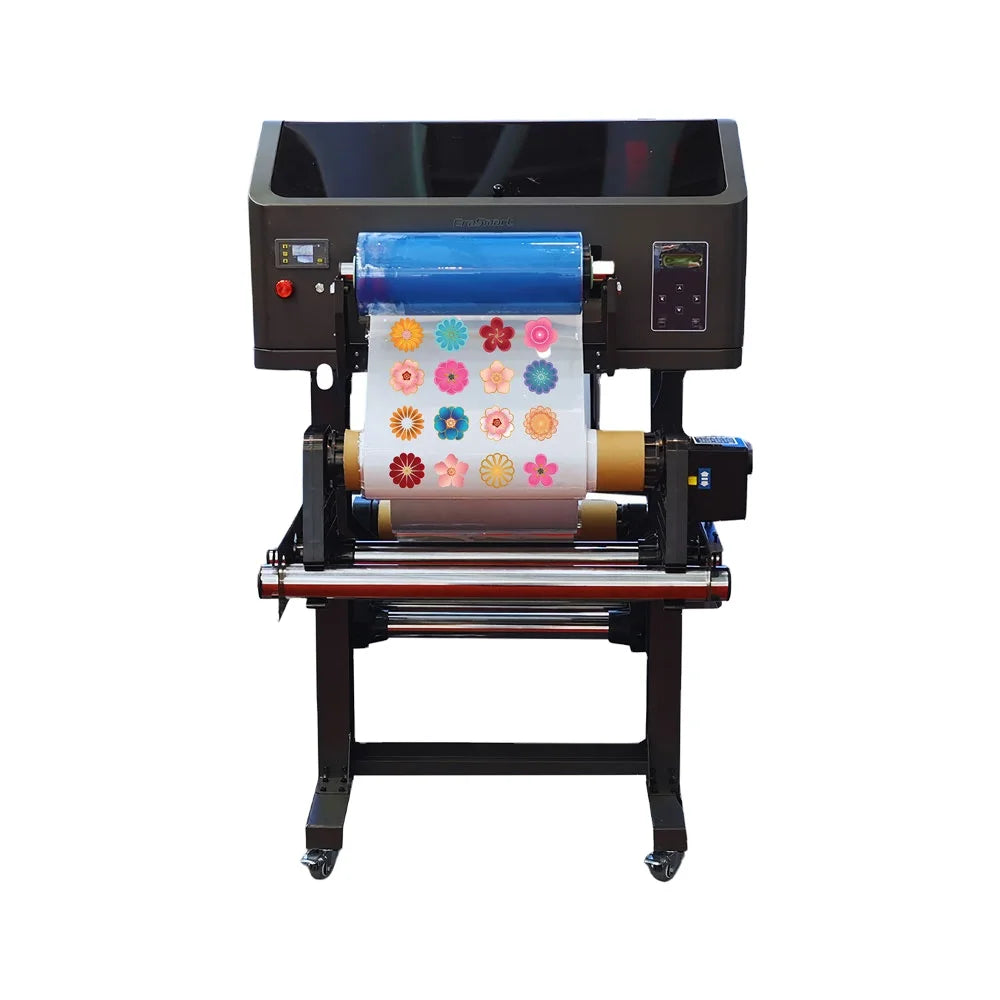 For EraSmart 24 Inch A1 60cm Dual XP600 Printhead New Condition Roll-to-Roll Plate Type DTF UV Printer Machine A3 DTF UV Printer