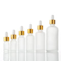 Glass Dropper Bottle Frosted 5ml 10ml 15ml 30ml 50ml Empty Essential Oil Bottle With Dropper