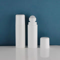 Empty White Cylindrical Roll-On Sunscreen Lotion Packaging Plastic PE Roll on Bottle 90ml