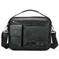 Custom Printed Tote Genuine Leather Mobile Phone Side Chest Sling Crossbody Luggage Travel Shoulder Messenger Bag for Men Women'