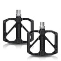 RIDERACE Bicycle Pedals DU Bearings Ultralight Aluminum Alloy Non-Slip Nails Mountain Road Bike Pedals Cycling Accessories