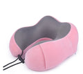 U-Shape Travel Pillow Set Memory Foam with Polyester Material for Neck Support Sleep Accessory While Traveling