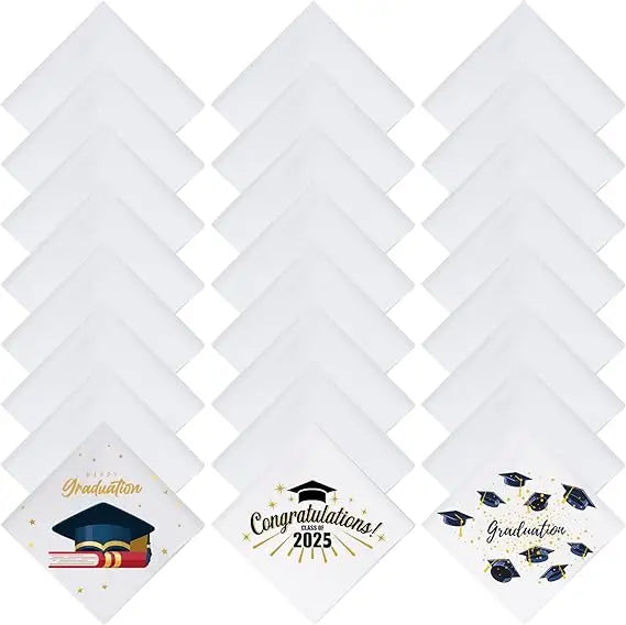 Home Decor Printable Sublimation Blank Pocket Handkerchief for Father/Graduation/Wedding/Business/Party/Christmas