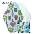 Eco Friendly Cotton Printed Pattern Pad Organic Reusable Cotton Pads Multi Pattern Menstrual Pads Washable Sanitary Napkins