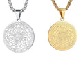 G1743 7 Archangels Pendant Seal of Solomon Tetragrammaton Men Angels Sigil Necklace Seals of Seven Archangels Talisman Necklace