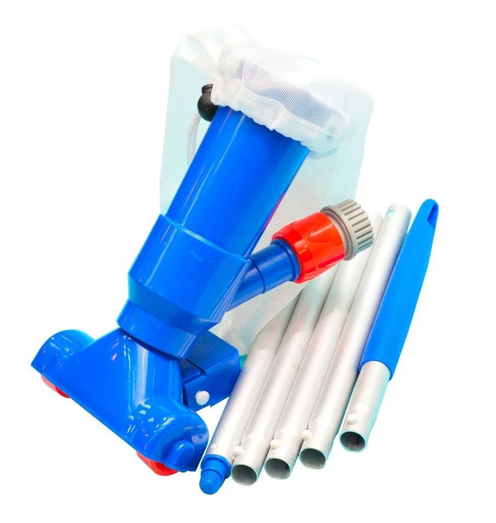 Mini Jet Vacuum Kit With 5 Section Pole of 48''/120cm Pool Spa Jet Vacuum Vac Cleaning with Brush