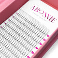 Abonnie 5d 0.07 Pre-made Lash Extension Fans Mix Trays Wholesale Pre Made Fan Eyelashes Long Stem Premade Volume Fan