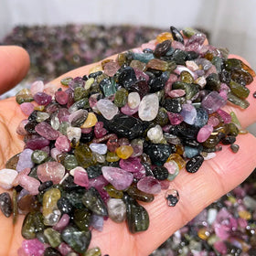 Wholesale Rainbow Tourmaline Quartz Crystal Chips for Healing