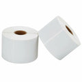 80 X 25mm Direct Thermal Waterproof Top Coated Barcode Sticker Shipping Address Adhesive Zebra Label with Custom Logo in Stock