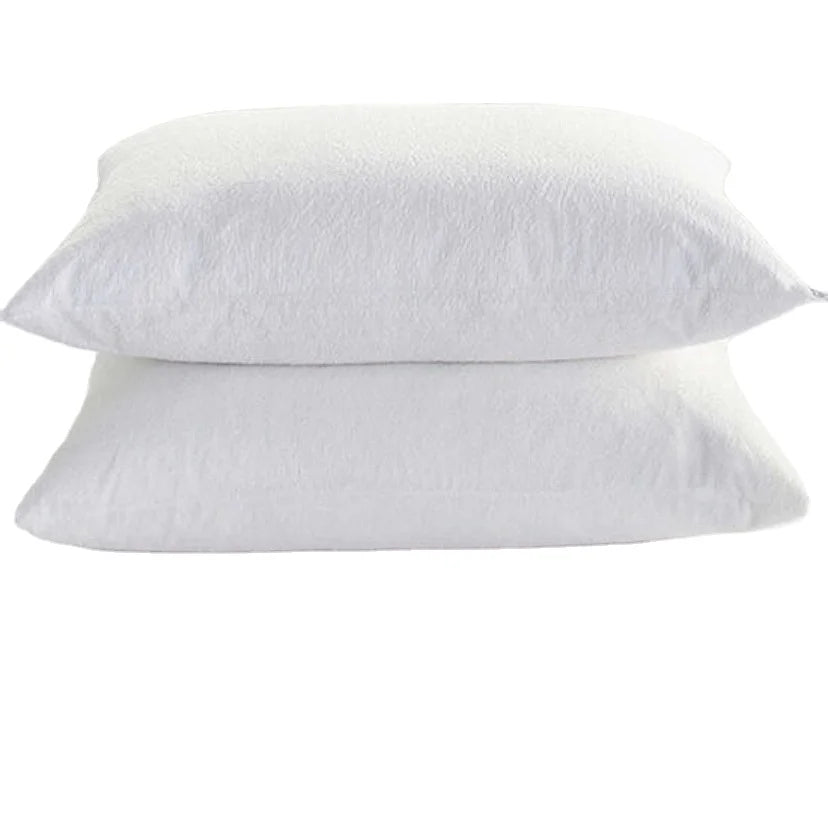 Wholesale Custom Printed Logo Skincare Microfiber Knitted Plain Waterproof for Pillow Case for Hotel Home Hospital Use