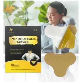 New Design Natural Menthol Charcoal Herbal Body Neck Warmer Transdermal Patch for Cervical Vertebra Pain Relief