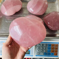 Good shape well polished rose crystal heart pink rose quartz stone heart for cheap wholesale