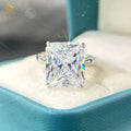 14k White Solid Gold 3 Carat Round Brilliant Cut Def Color Moissanite Man Ring Hip Hop Luxury Jewelry