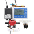 3/8"  Flow Quantitative Controller Instrument LED Display 12.5mm Plastic Gear Sensors 12mm Solenoid Valve for Water