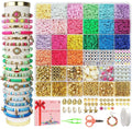CJ Wholesale Bohemia Style Clay Beads Set 6200 Pcs Various Shape Bead Bracelet Kit for Women
