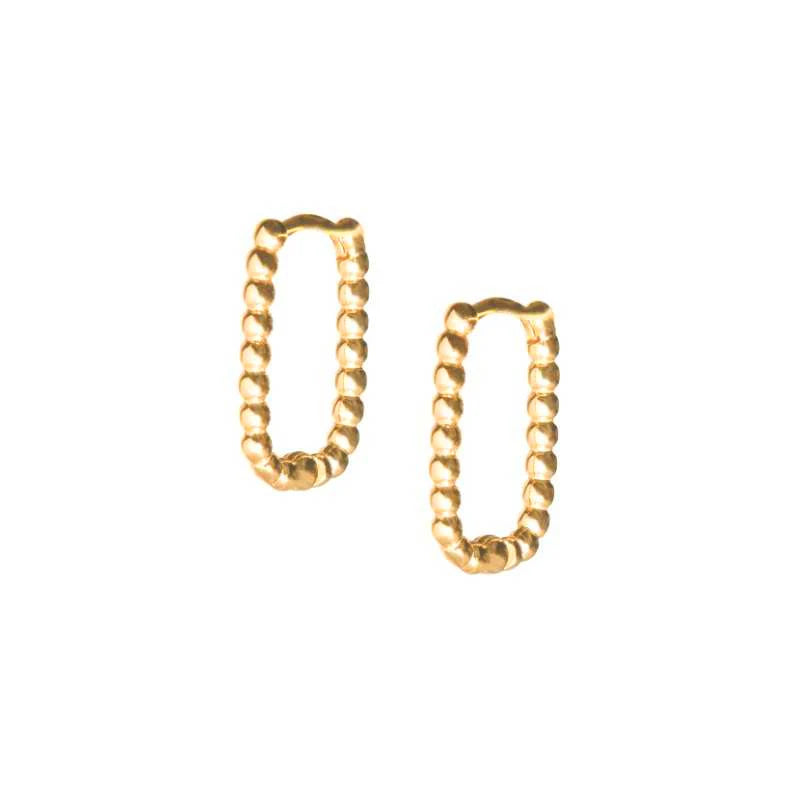 ROXI Minimalist Retro Geometric Rectangular Twist S925 Silver Earrings Women Jewelries