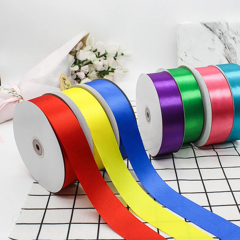 Factory Price Polyester 1.5 Inch Gift Ribbon Roll 4cm Satin Ribbon for Gift Wrap