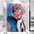 5D DIY Diamond Painting Full Drills Girl 30*40cm Modern Impression Home Decor Kit Portrait Square/Round Custom Picture Crafts