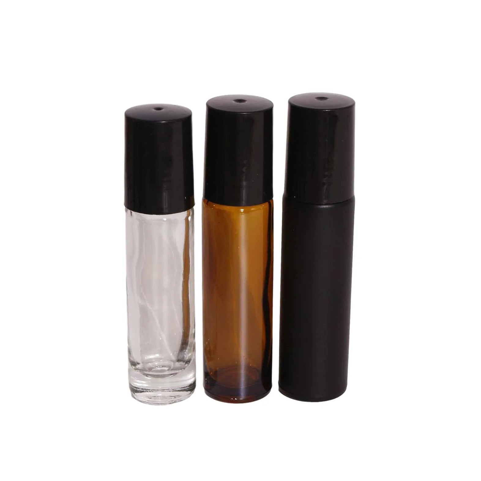 Hot sale 5ml 10ml Roller Bottle Essential Oil Perfume Empty Glass Roll on Bottle with Steel Ball