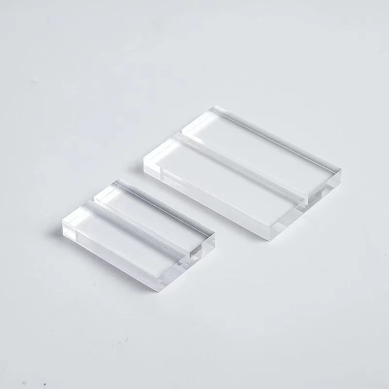 Stand Holder Acrylic Desktop Business Card Table Number Holder Stand V Shape Office Desk Name Plate Wholesale Sign Holder Clear