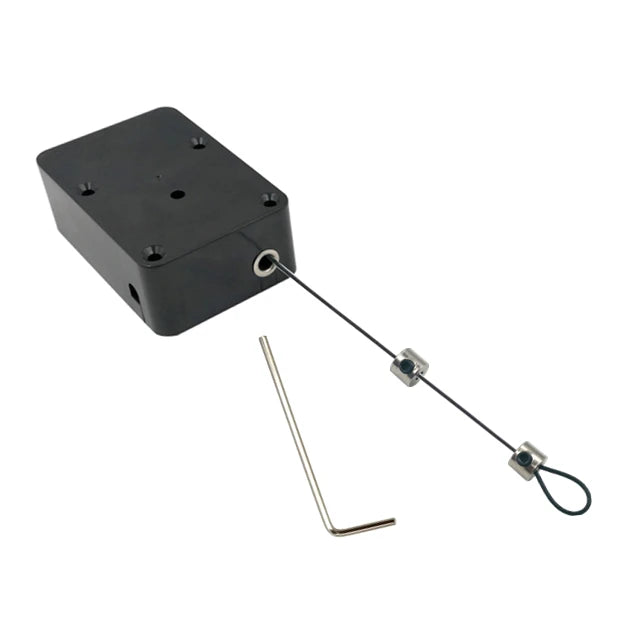 RUIWOR RW5805 Anti Theft Pull Box Can Be with Stop Function and Damping Function Adjustalbe Lasso Loop End by Metallic Lock