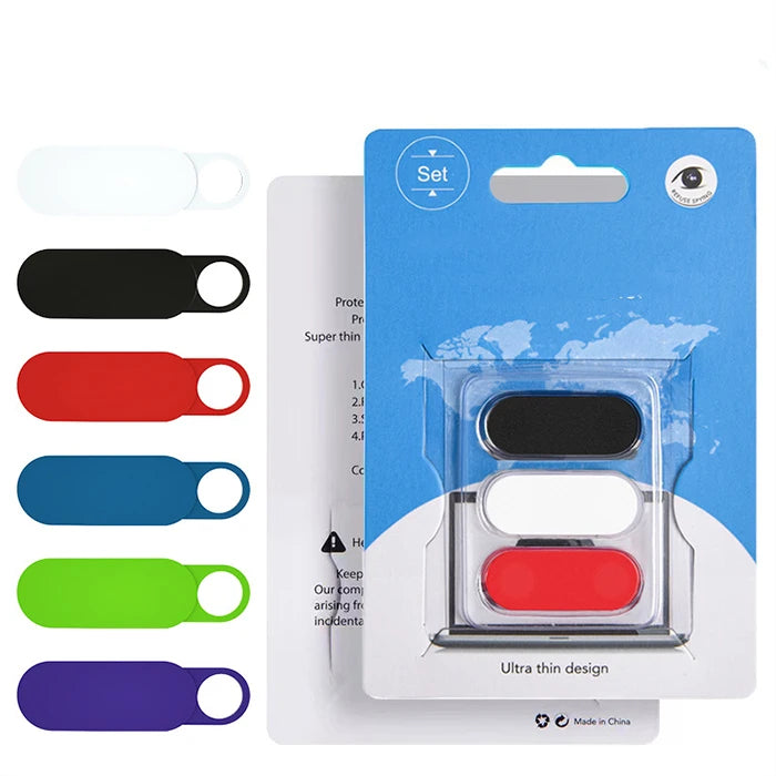 Six Colors Plastic Privacy Security Webcam Cover Protection for Tablet Phone