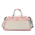 2023 Custom Logo Folding Travel Gym Bag Luxury PU Weekender Overnight Tote Modern Style for Sports
