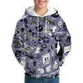 Sublimation All Over Print Men's Hoodies Sweatshirts Oversized Pullover Hoodie Custom Logo Heavyweight Men Polyester Hoodie