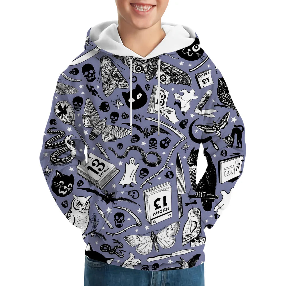 Sublimation All Over Print Men's Hoodies Sweatshirts Oversized Pullover Hoodie Custom Logo Heavyweight Men Polyester Hoodie
