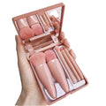 Portable 5 Makeup Brush Set Makeup Brush Set pink Mini Powder Foundation Eye Shadow Brush