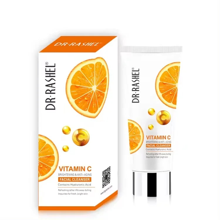 OEM ODM Factory Private Label Deep Cleaning Face Wash Foam Skin Care Vitamin C Facial Cleanser